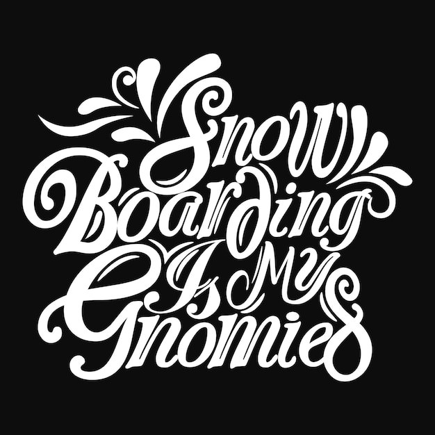 Typography or lettering and trendy Christmas New year or winter quote for unique t shirt design