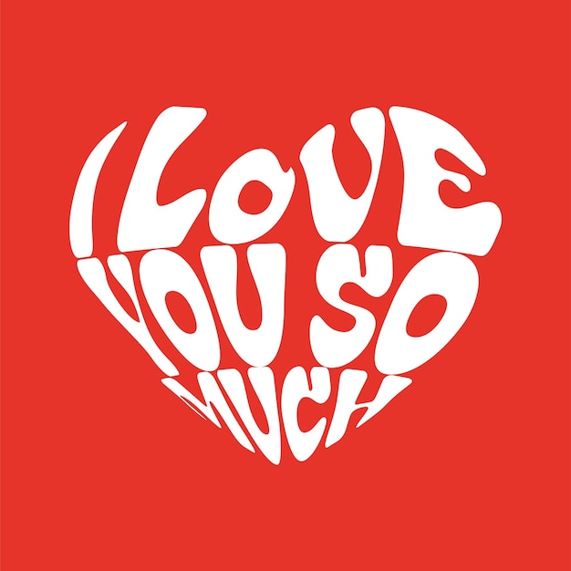 Typography of love