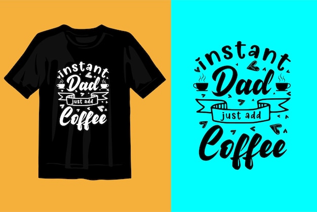 typography new amazing premium coffee t shirt design,