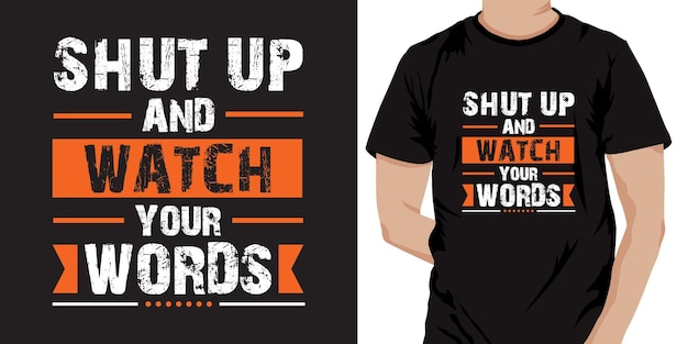 Typography T-shirt Design. Famous Quotes T-shirt Design.