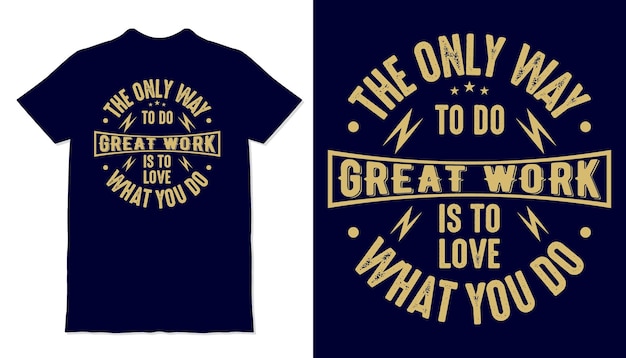 Typography tshirt design