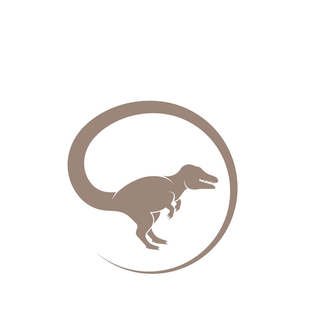 Tyrannosaur icon vector design template