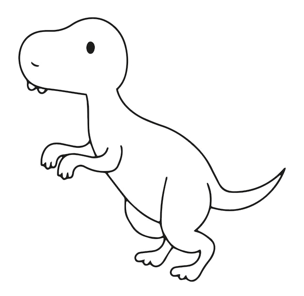 Tyrannosaurus dinosaur vector illustration