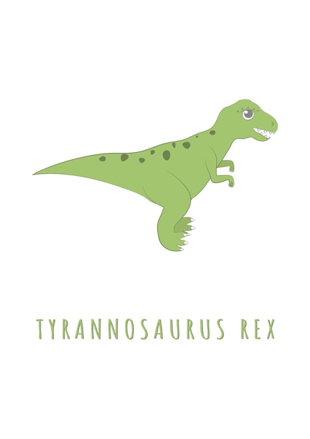 Tyrannosaurus Rex for Poster in Nursery