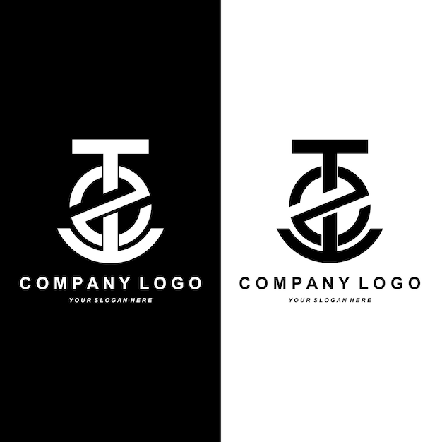 TZ or ZT Font Logo T and Z Letter Icon Vector Company Brand Design Illustration Sticker Screen Printing