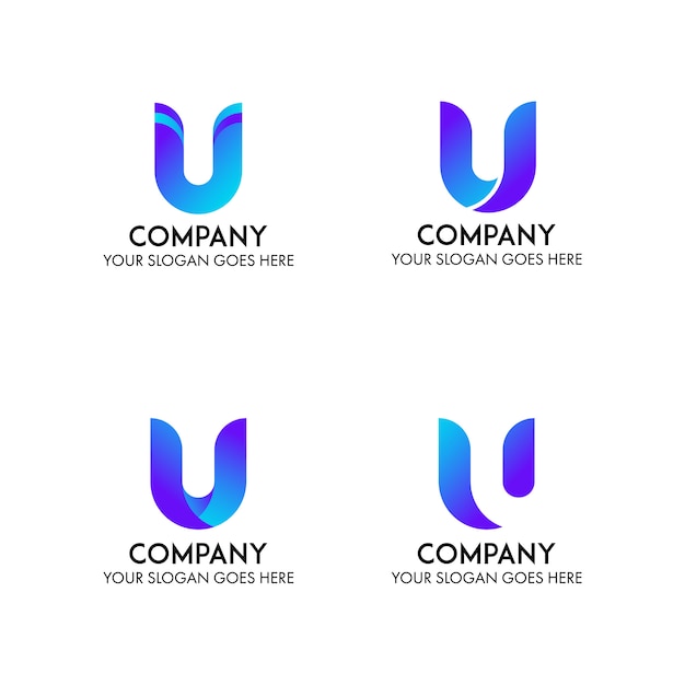 U business company logo template