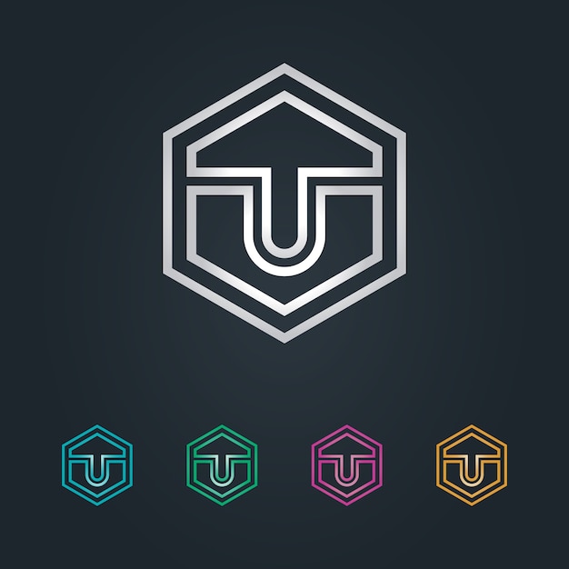 U hexagone logo