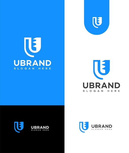 U Letter Logo Icon Brand Identity Sign Symbol Template