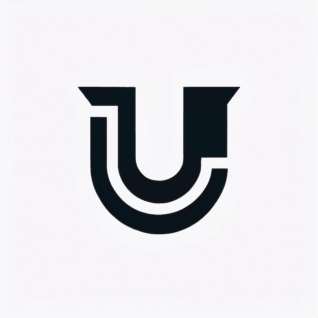 u letter logo vector