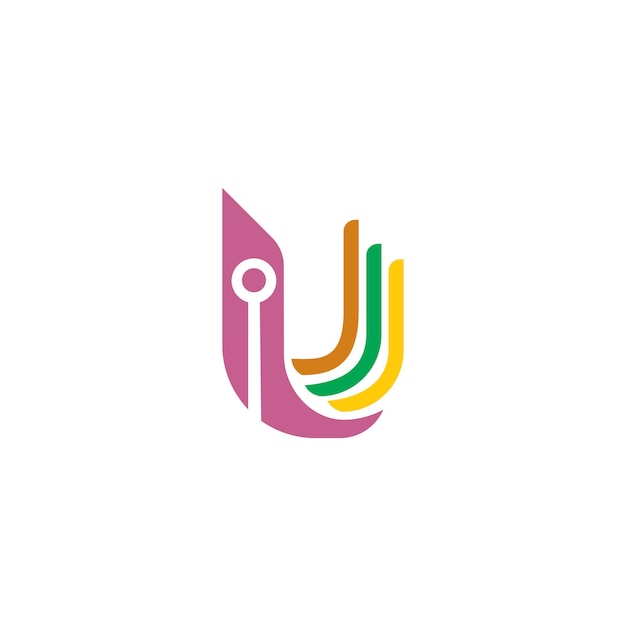 U logo and technology design