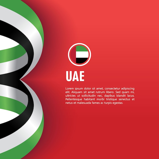 UAE Independence Day Vector Template Design Illustration