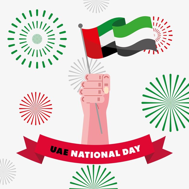 Uae national day card