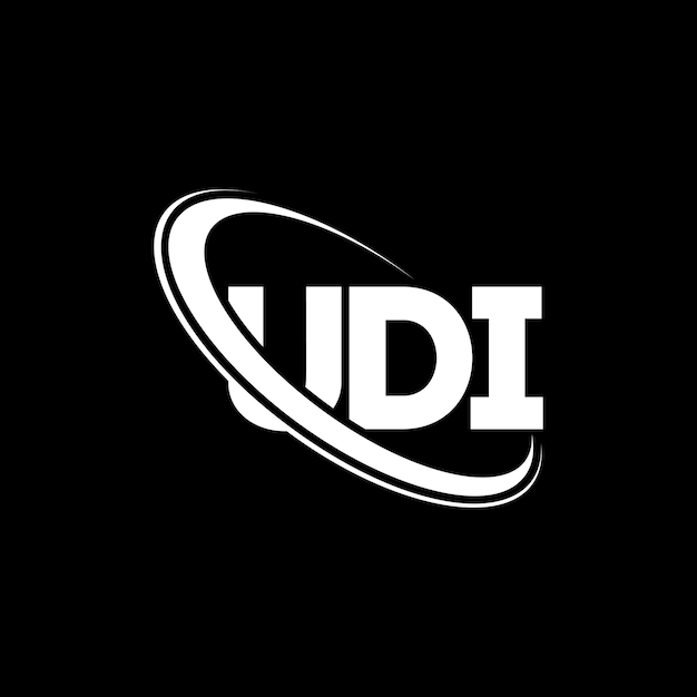 UDI logo UDI letter UDI letter logo design Initials UDI logo linked with circle and uppercase monogram logo UDI typography for technology business and real estate brand