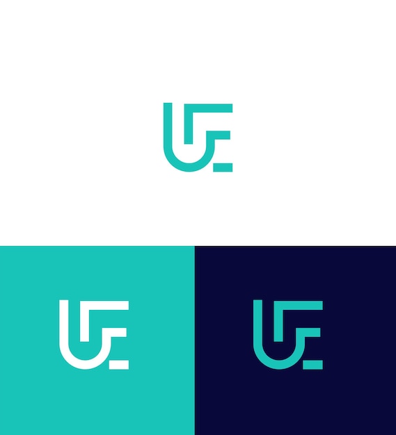 UE EU Letter Logo Identity Sign Symbol Template