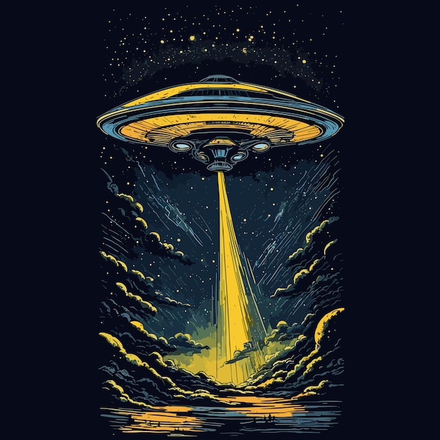 UFO vector illustration