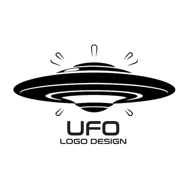 UFO vector logo design