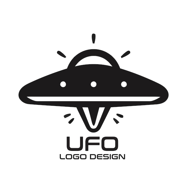 UFO vector logo design