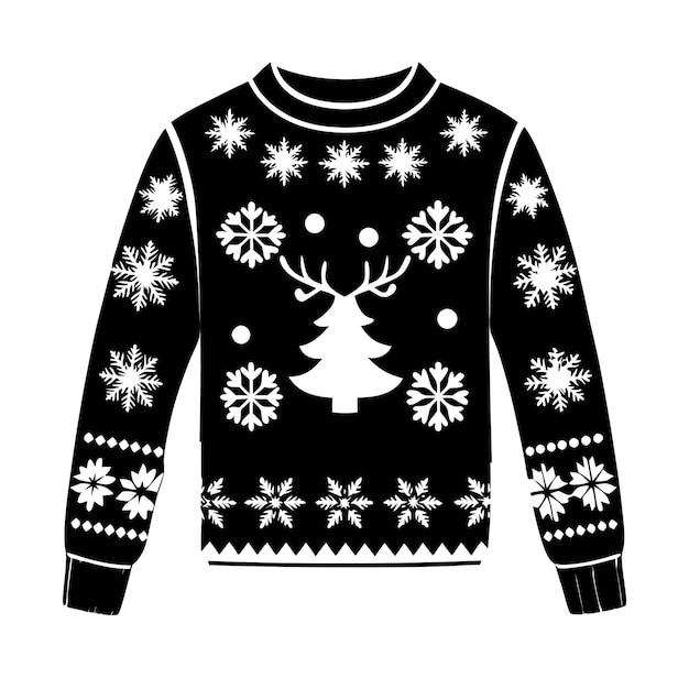 Ugly Christmas Sweater vector illustration