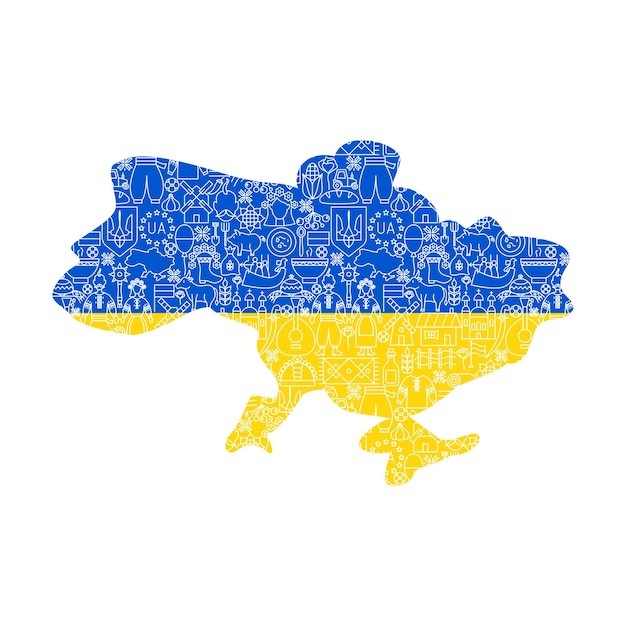 Ukraine Country Map