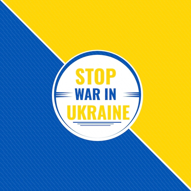 Ukraine flag color heart Premium Vector