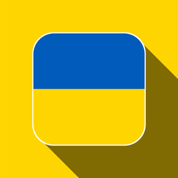 Ukraine flag official colors Vector illustration