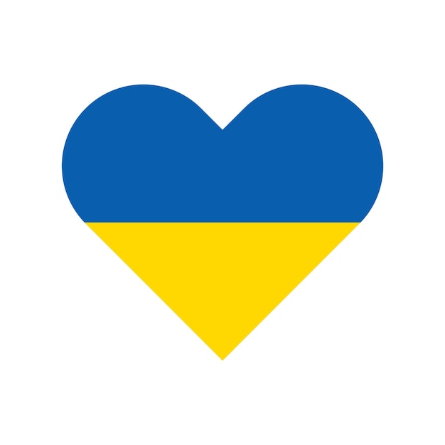 Ukraine Heart flag