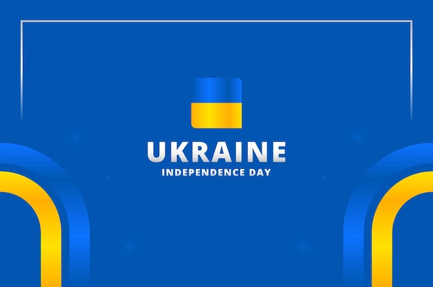 Ukraine Independence Day Design Celebrate