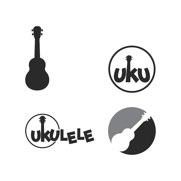 Ukulele illustration vector