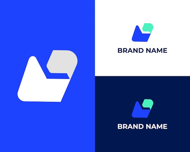 UL Modern Logo Design Template Vector Graphic Branding Element