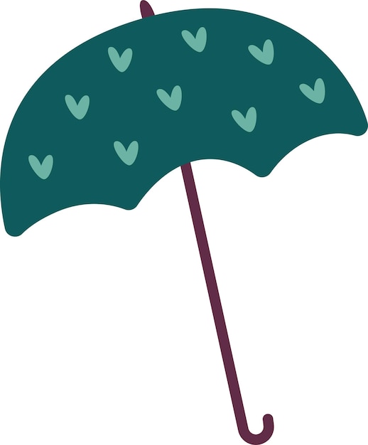 Umbrella Accessory With Hearts