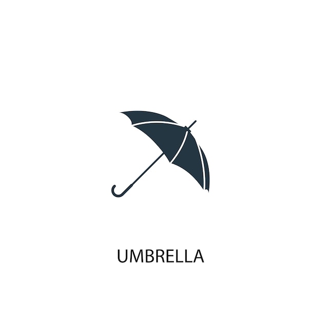 umbrella creative icon. Simple element illustration. umbrella concept symbol design from Autumn collection. Can be used for web and mobile.