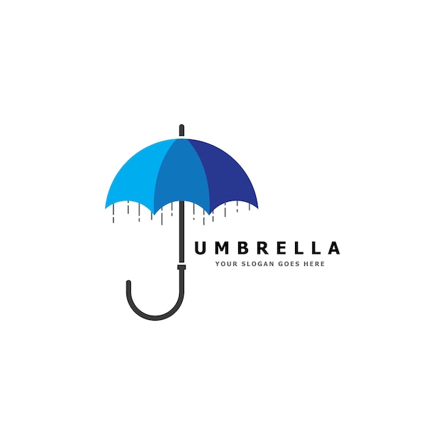 Umbrella logo design icon