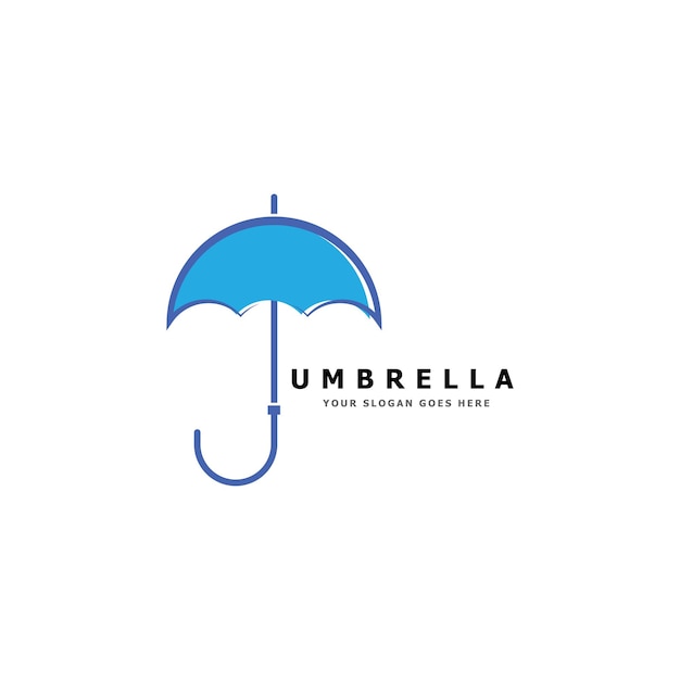 Umbrella logo design icon