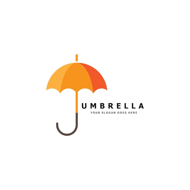 Umbrella logo design icon