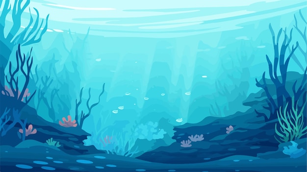 Vector underwater background texture for design projects