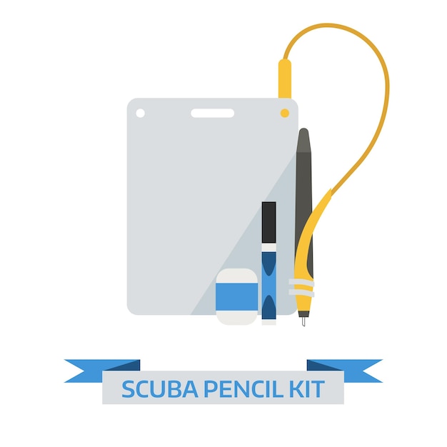 Underwater Scuba Pencil Kit