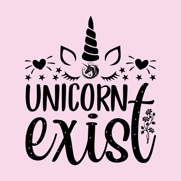 Vector unicorn svg design