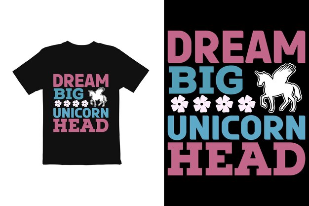 Vector unicorn t shirt graphic vector. unicorn t shirt print ready file