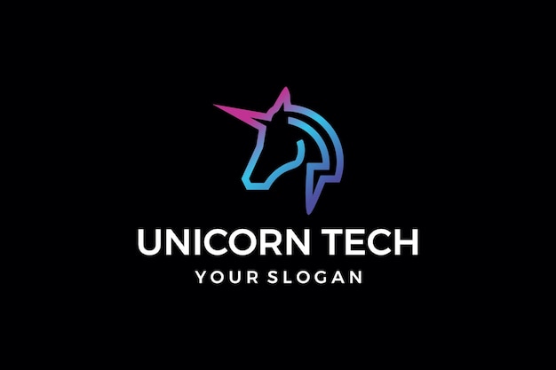 Unicorn Technology Logo Design