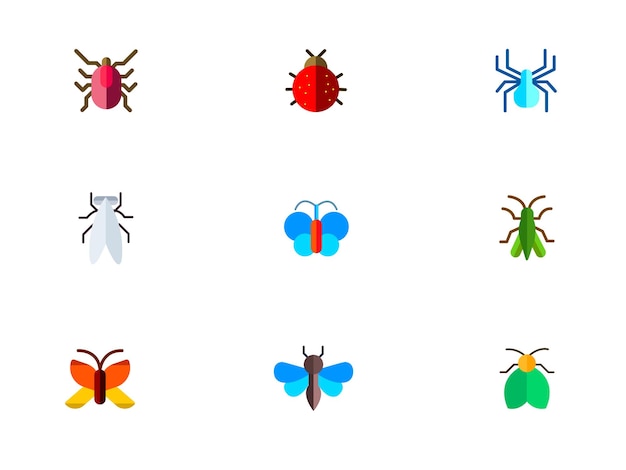 Unique Ant icon set Free download