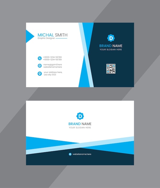 unique business card template design