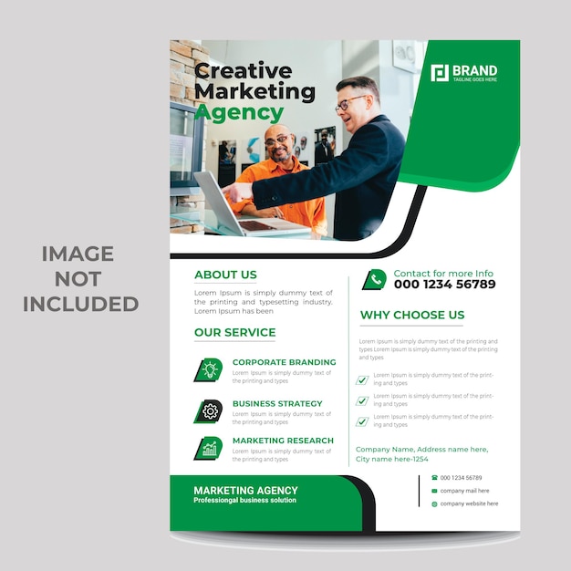 Unique Corporate Flyer Template