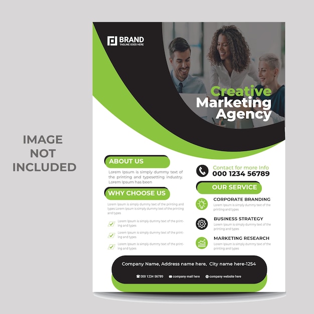 Unique Corporate Flyer Template