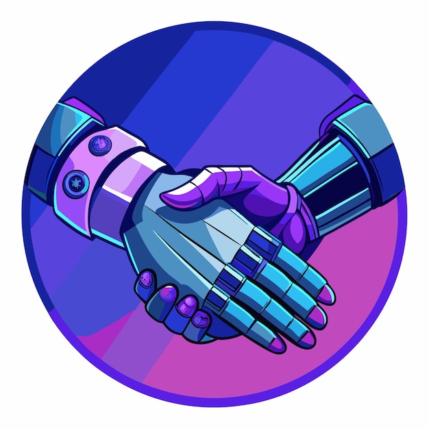 Unique Digital Art Featuring Robotic Hand Gesture