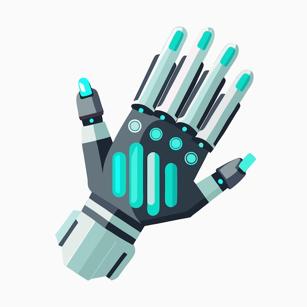 Unique Digital Art Featuring Robotic Hand Gesture