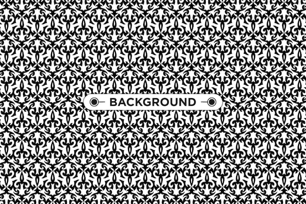 unique ethnic black texture seamless pattern