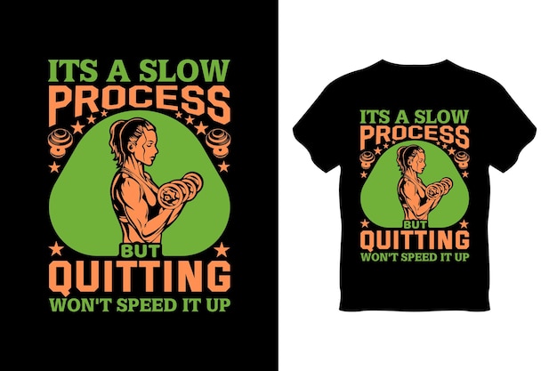 Unique Fitness T-Shirt Design Abstract