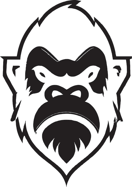 Unique Gorilla Logo Vector