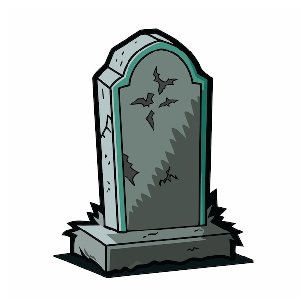 Unique Grave Stone and Tombstone Sign Vector Art for Memorials