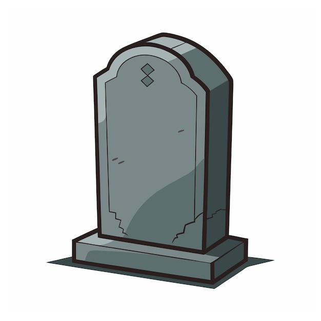 Unique Grave Stone and Tombstone Sign Vector Art for Memorials